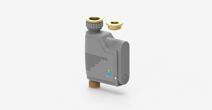 Controlador de medidor de flujo de agua Tuya App, interruptor de temporizador de manguera de riego de jardín inteligente por goteo para temporizador de aspersor de riego