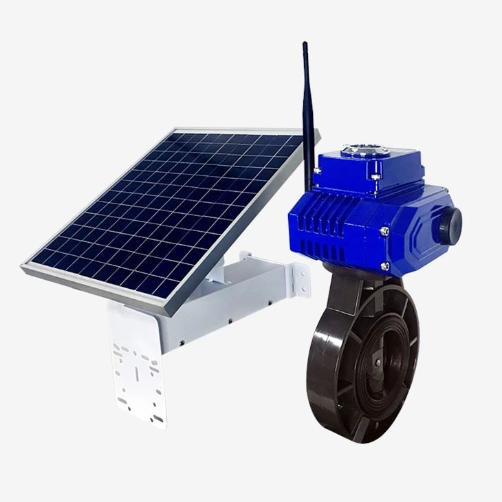 Controlador de válvula de panel solar LORA